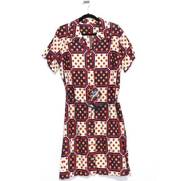 Vintage Merrnee Modes Mini Dress Size XL NWT - Picture 1 of 7